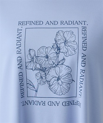 A/C DESIGN BY ALPHA CUBIC フラワーイラストプリントＴシャツ【ひやツヤ・UVカット・接触冷感】_subthumb_18
