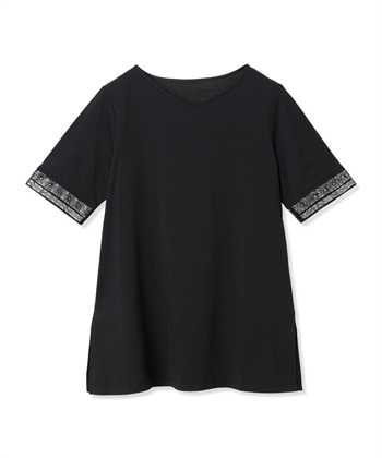 A/C DESIGN BY ALPHA CUBIC レーススリーブチュニックプルオーバー【接触冷感・UVカット・遮熱】_subthumb_22