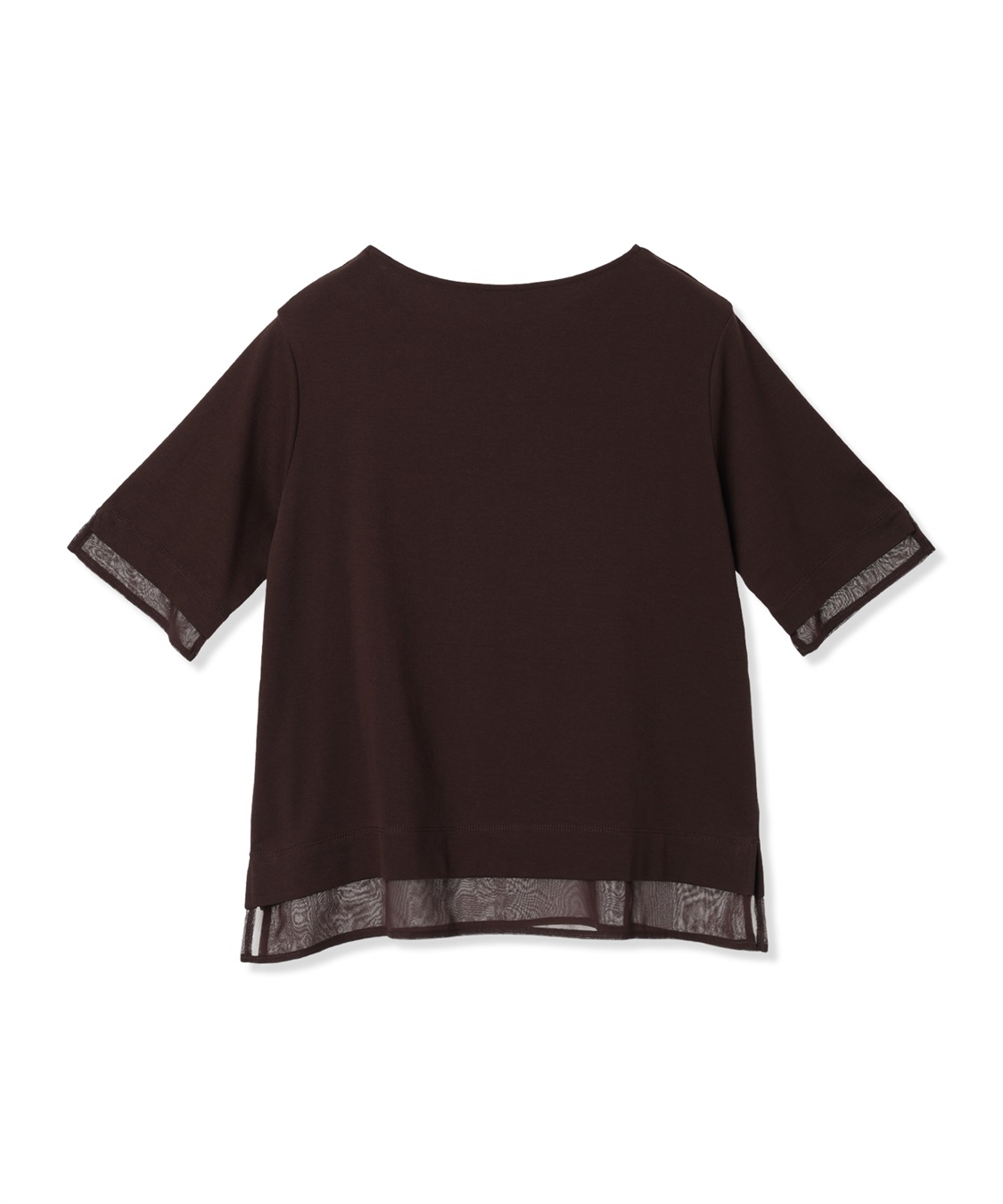A/C DESIGN BY ALPHA CUBIC シフォンドッキングTシャツ【接触冷感・UVカット】_sub_12
