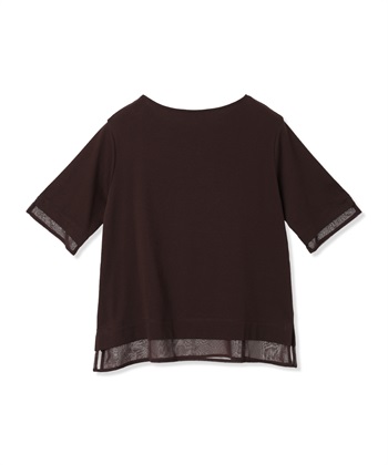 A/C DESIGN BY ALPHA CUBIC シフォンドッキングTシャツ【接触冷感・UVカット】_subthumb_12