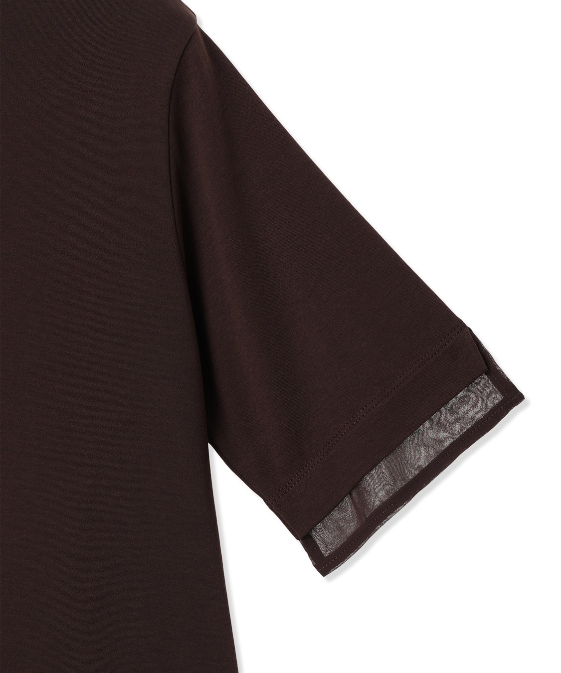 A/C DESIGN BY ALPHA CUBIC シフォンドッキングTシャツ【接触冷感・UVカット】_sub_14