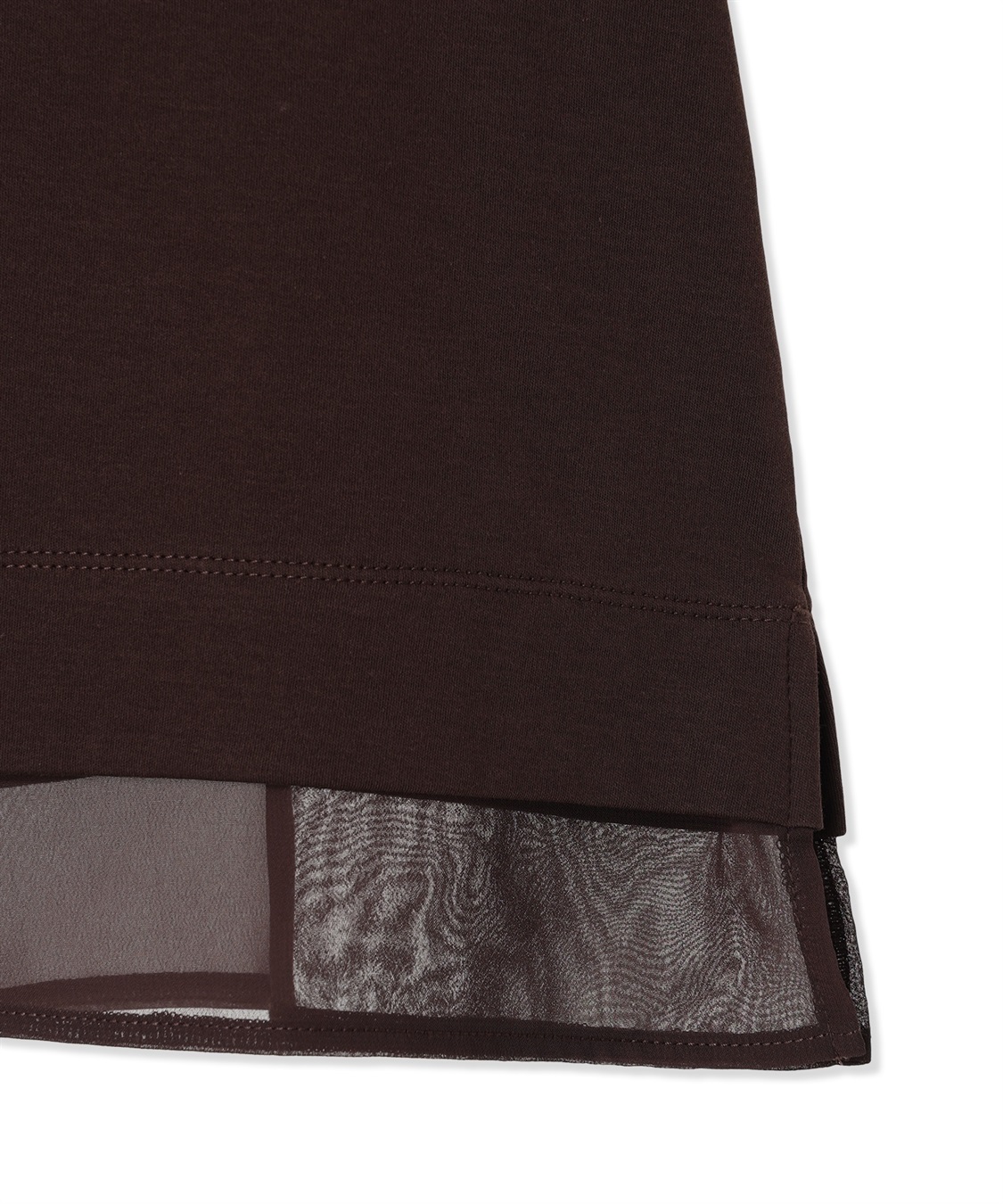 A/C DESIGN BY ALPHA CUBIC シフォンドッキングTシャツ【接触冷感・UVカット】_sub_15