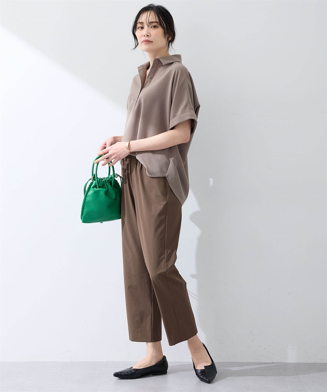 A/C DESIGN BY ALPHA CUBIC 【美モーション】スキッパーシャツ【接触冷感・UVカット】_sub_9