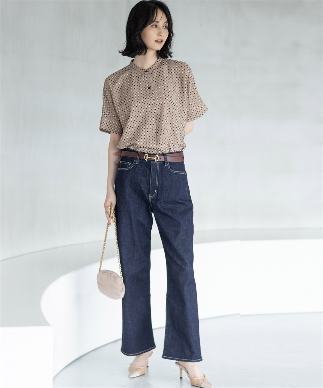 A/C DESIGN BY ALPHA CUBIC ストレッチデニムストレートパンツ_sub_16