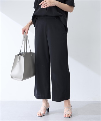 A/C DESIGN BY ALPHA CUBIC ストレッチストレートパンツ【接触冷感・UVカット・遮熱・後ろウエストゴム・セットアップ対応】_subthumb_7