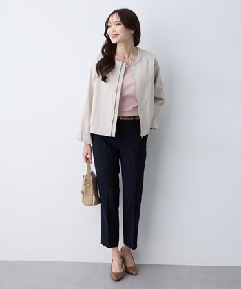 A/C DESIGN BY ALPHA CUBIC ノーカラーブルゾン_subthumb_14