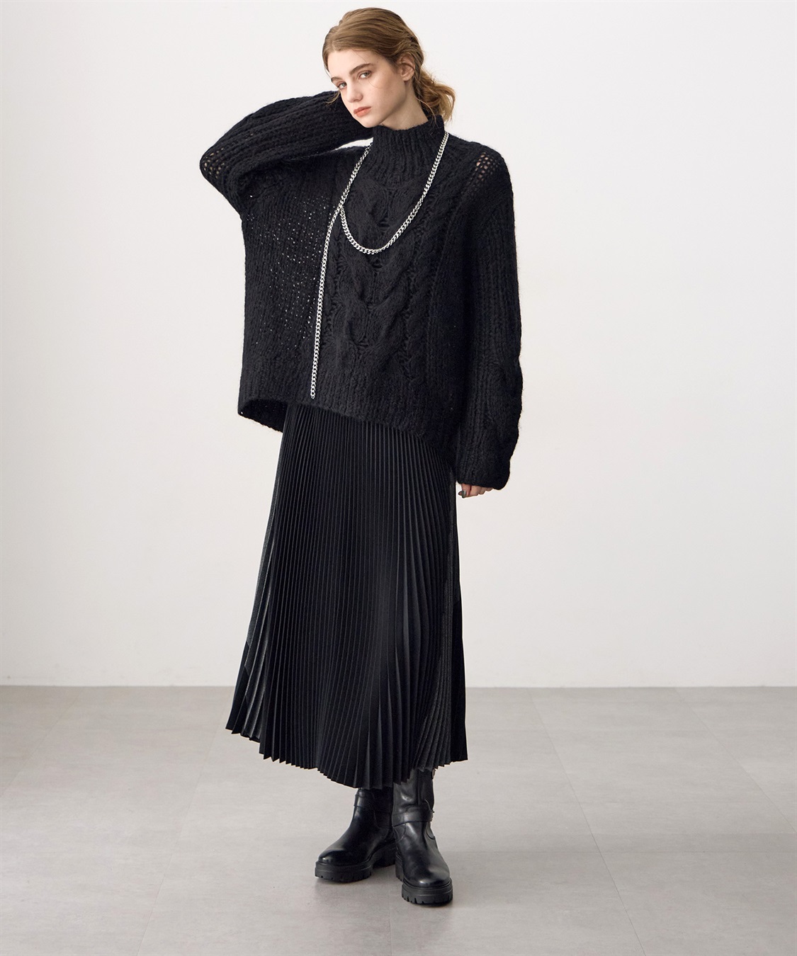 ATSURO TAYAMA ロング丈プリーツスカート_sub_15