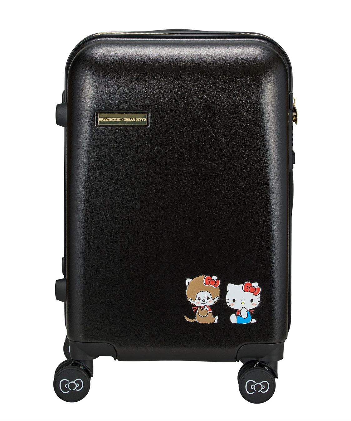 Life Style by cross marche 【MONCHHICHI×HELLO KITTY/モンチッチ×ハローキティ】スーツケース Sサイズ ドリンクホルダー付き ジッパータイプ_sub_4