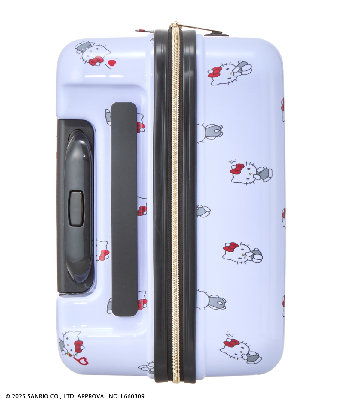 Life Style by cross marche 【sanrio characters】HELLO KITTY/ハローキティ スーツケース Sサイズ ドリンクホルダー付き ジッパータイプ《サンリオキャラクターズ》_sub_2