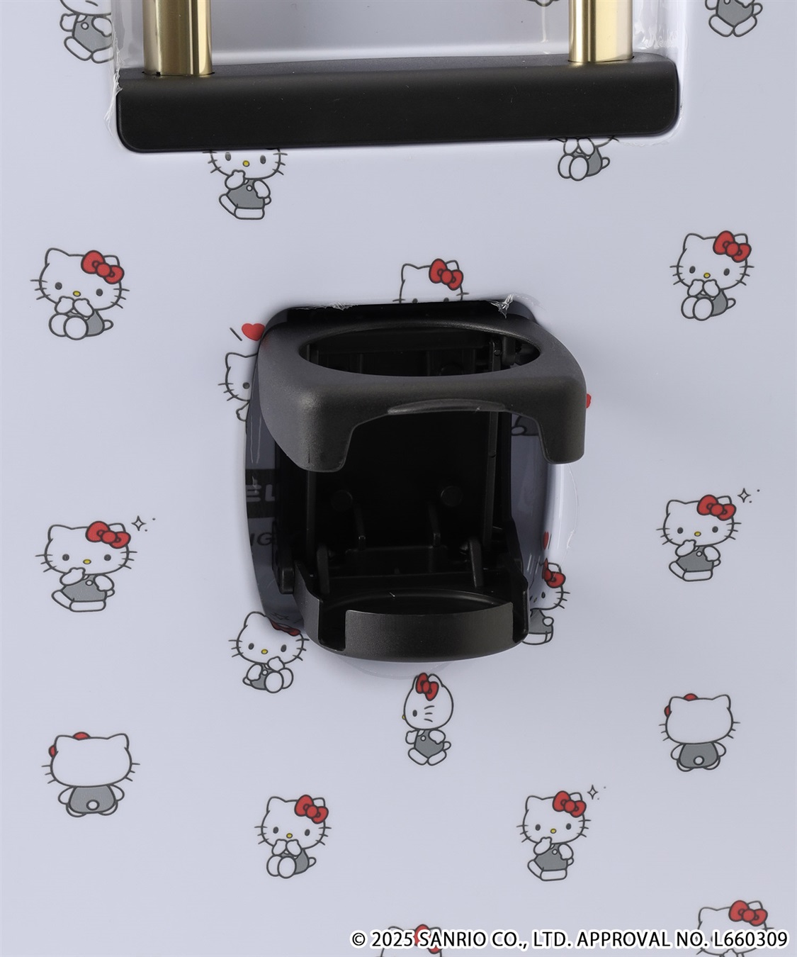 Life Style by cross marche 【sanrio characters】HELLO KITTY/ハローキティ スーツケース Sサイズ ドリンクホルダー付き ジッパータイプ《サンリオキャラクターズ》_sub_4