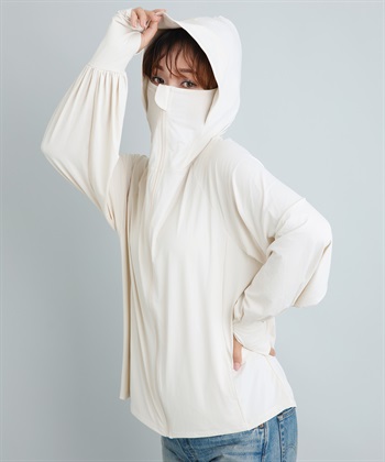 Life Style by cross marche 【Yoki】フード付きUVカットパーカー_subthumb_1