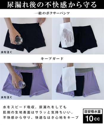 Life Style by cross marche 【KEEPGUARD/キープガード】Newボクサーパンツ 尿漏れ 失禁 メンズ ナノファイン加工_subthumb_9