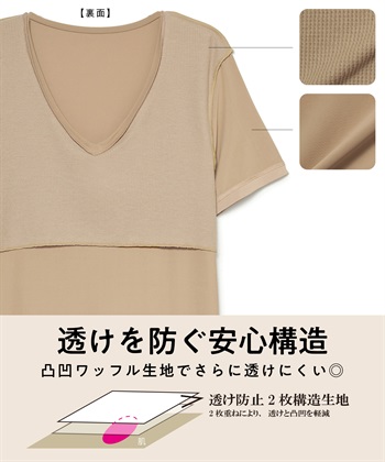 Life Style by cross marche 【KEEPGUARD/キープガード】乳首透け防止Tシャツ（半袖タイプ）_subthumb_4