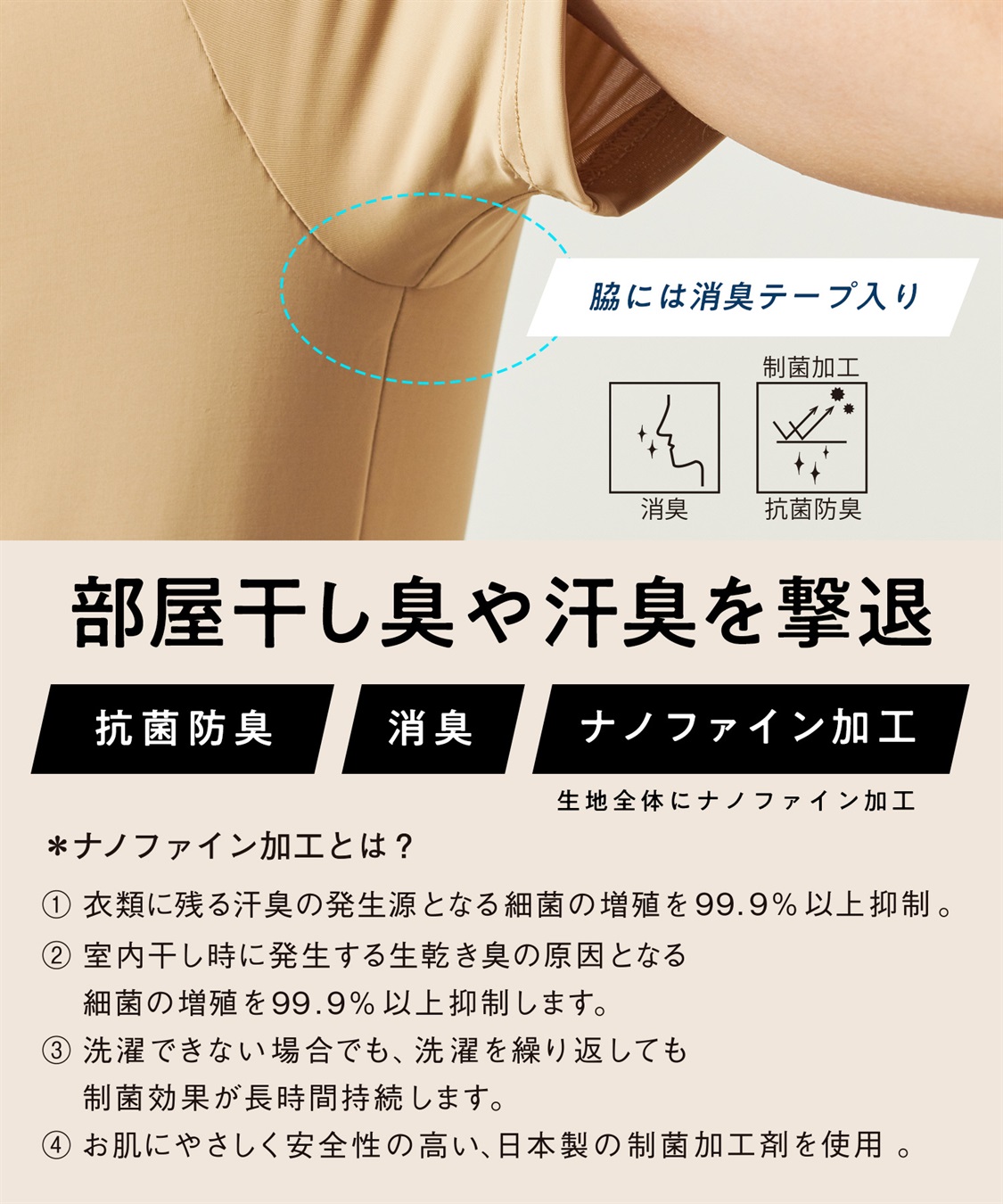 Life Style by cross marche 【KEEPGUARD/キープガード】乳首透け防止Tシャツ（半袖タイプ）_sub_5