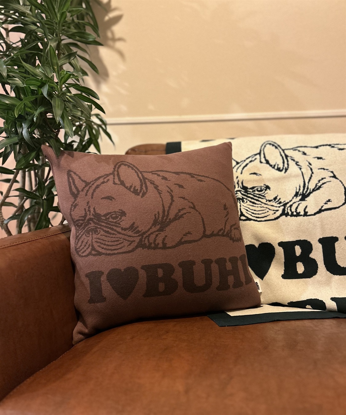 Cul-B 【for dogs】I LOVE BUHI Knit Cushion　Cul-B/キューブ/愛犬服_sub_5