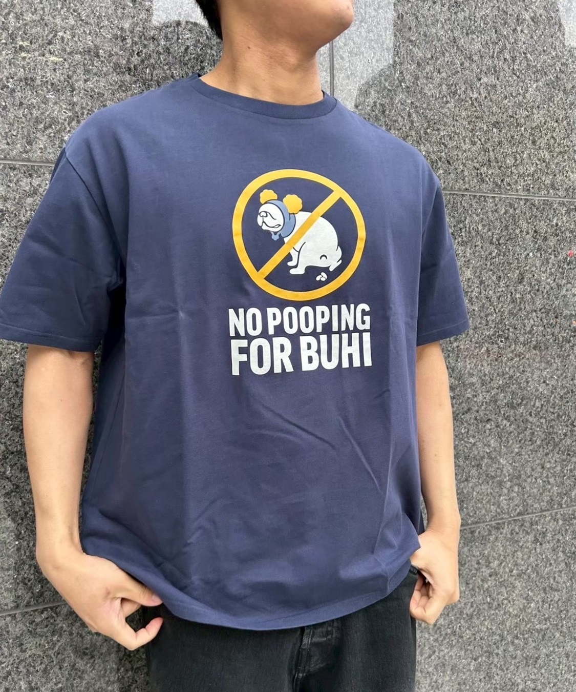 Cul-B 【for owners】　プリントTシャツ（no pooping for buhi）　Cul-B/キューブ/愛犬_sub_8
