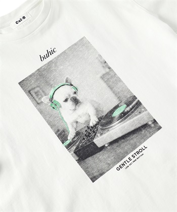 Cul-B 【for owners】半袖ロゴTEE (BUHIC)　Cul-B/キューブ/愛犬服_subthumb_6