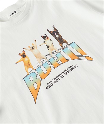 Cul-B 【for owners】半袖ロゴTEE (Semaphore BUHI)　Cul-B/キューブ/愛犬服_subthumb_6