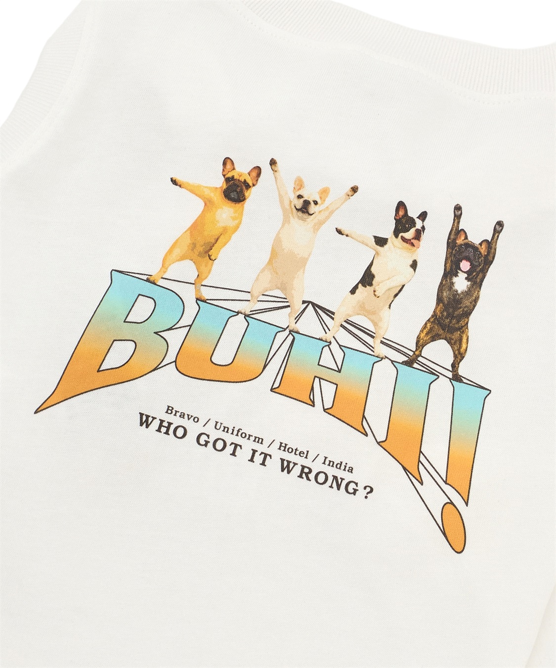 Cul-B 【for dogs】プリントTANK (Semaphore BUHI)　Cul-B/キューブ/愛犬服_sub_5