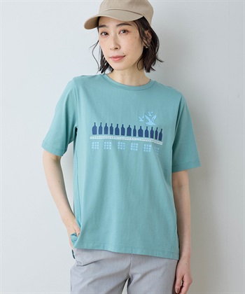 DECOY 【ひやさら】【UVカット】【友桝飲料コラボ】ロゴプリントTシャツ_subthumb_1