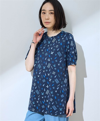DECOY 【ひやさら】【UVカット】【友桝飲料コラボ】プリントチュニックTシャツ_subthumb_1