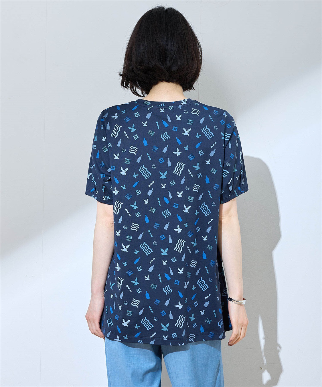 DECOY 【ひやさら】【UVカット】【友桝飲料コラボ】プリントチュニックTシャツ_sub_3