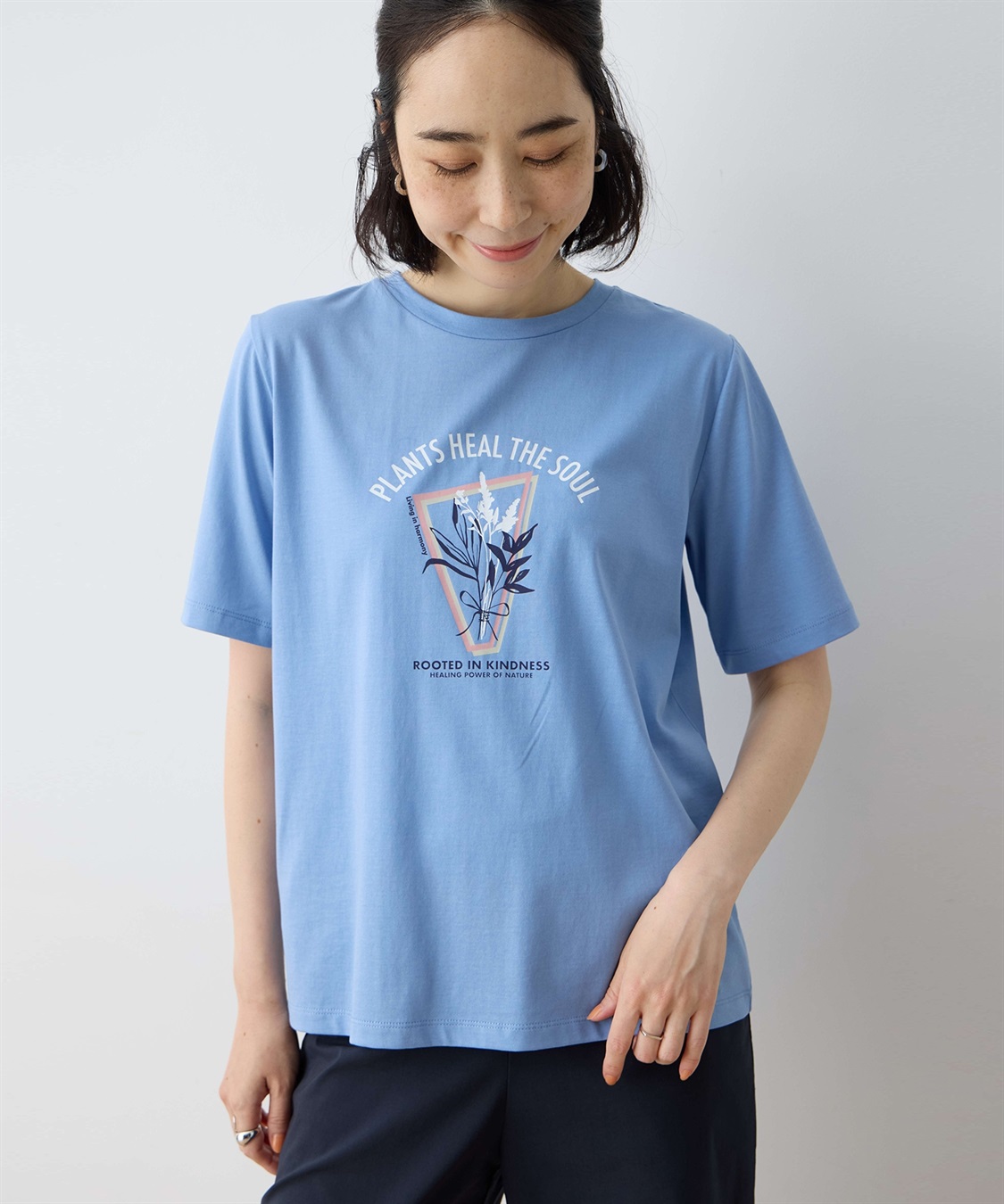 DECOY 【ひやさら】【UVカット】ロゴプリントTシャツ_sub_2