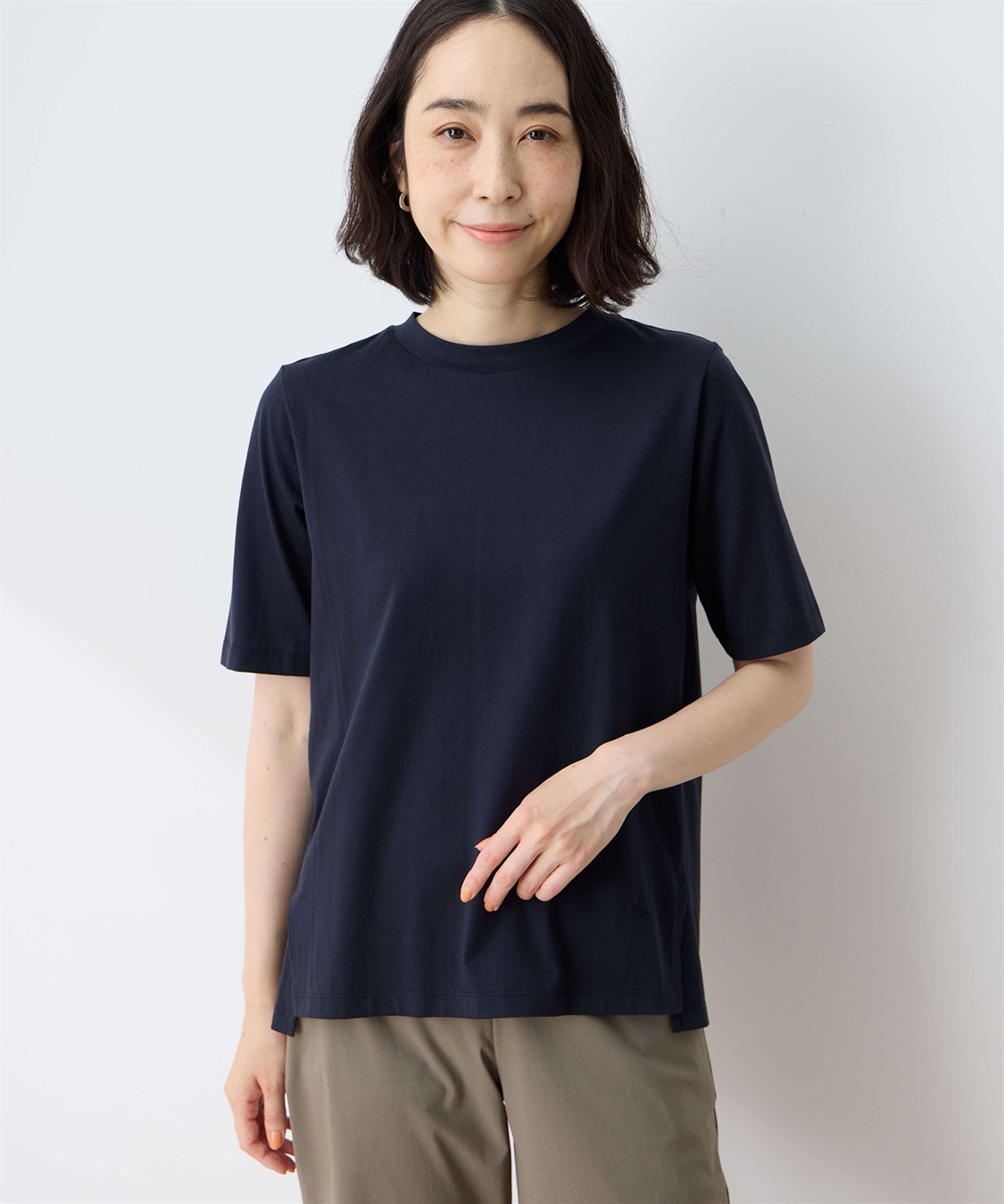 DECOY 【ひやさら】【UVカット】モックネックTシャツ_sub_1