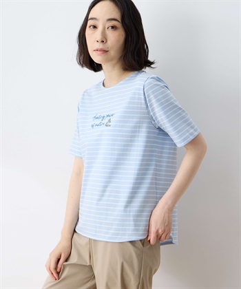 DECOY 【ひやさら】【UVカット】chiyoコイ君ボーダーTシャツ_subthumb_1