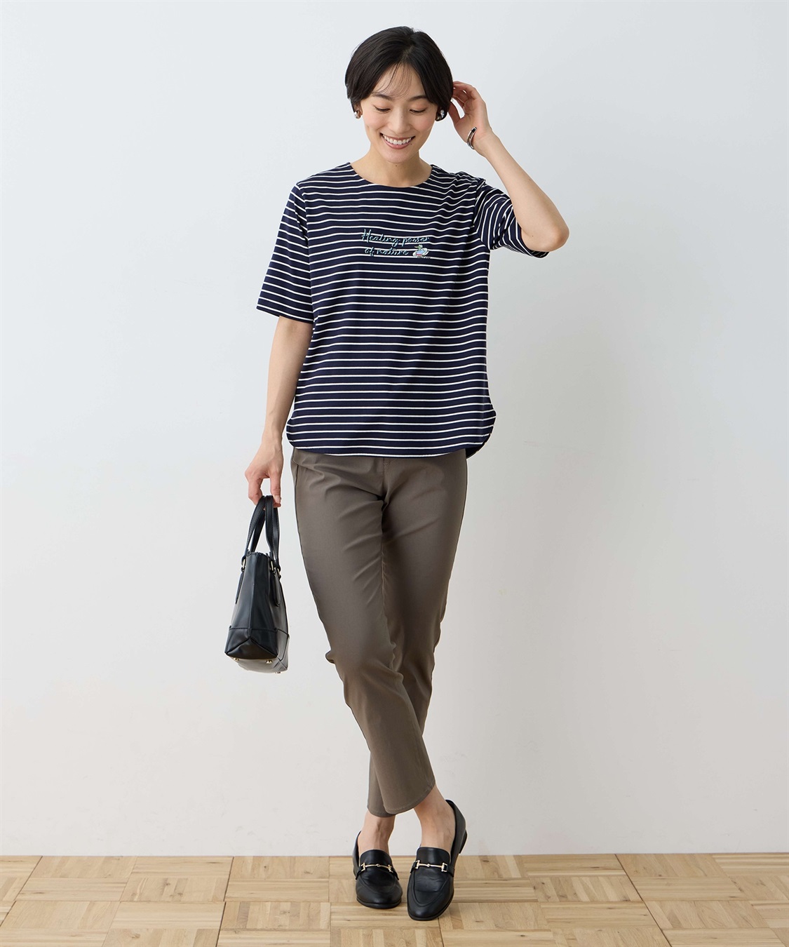 DECOY 【ひやさら】【UVカット】chiyoコイ君ボーダーTシャツ_sub_5