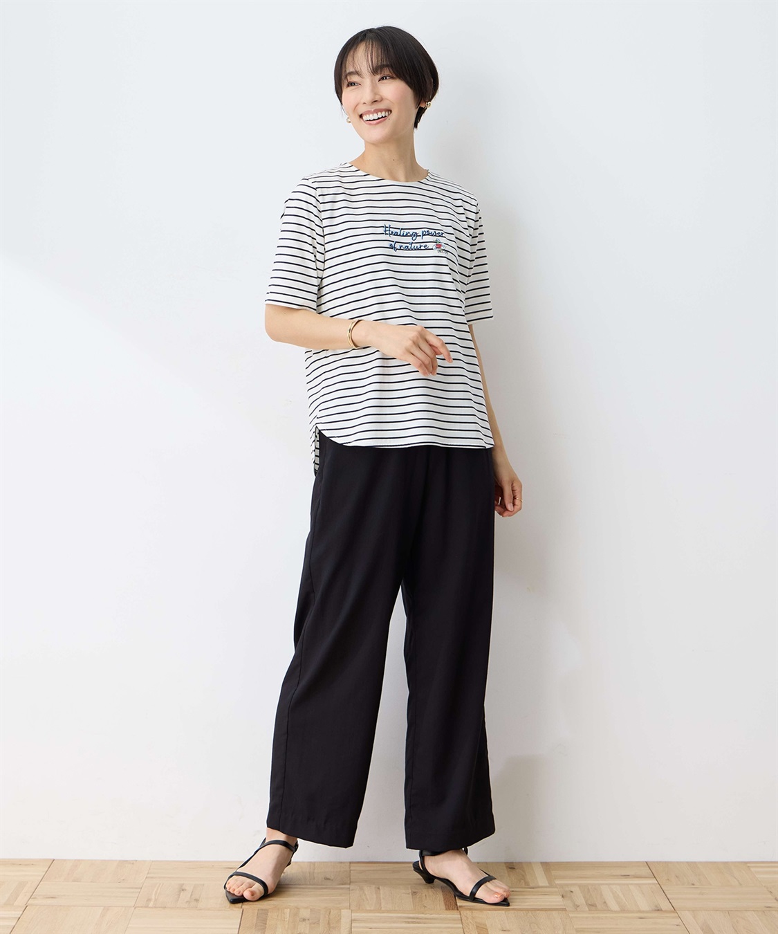 DECOY 【ひやさら】【UVカット】chiyoコイ君ボーダーTシャツ_sub_6