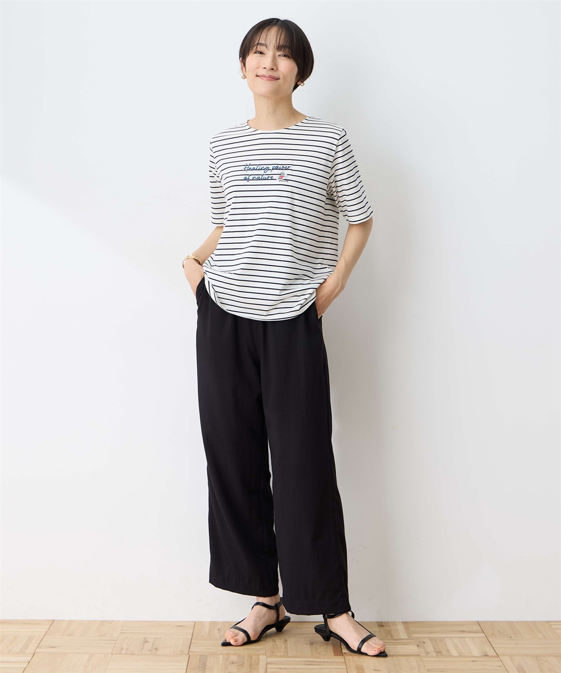 DECOY 【ひやさら】【UVカット】chiyoコイ君ボーダーTシャツ_sub_7