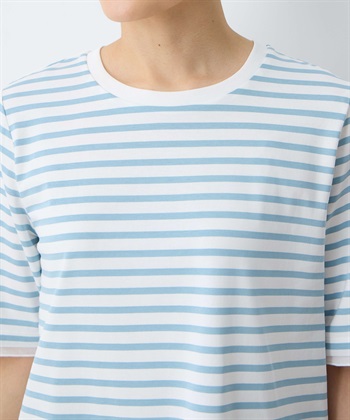DECOY 部分シアーボーダーTシャツ_subthumb_8