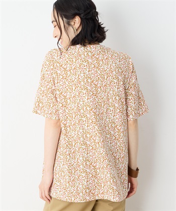 DECOY 【冷感】【UVカット】ひやさらコットンプレミアム袖ギャザーチュニックTシャツ_subthumb_2