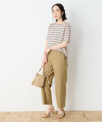 DECOY 【冷感】【UVカット】ひやさらコットンプレミアムマルチボーダーＴシャツ_subthumb_12