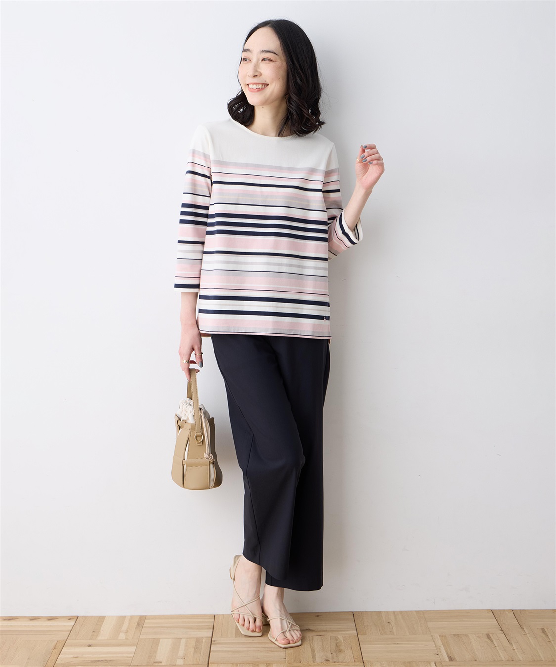 DECOY パネルボーダーＴシャツ【オーガニックコットンブレンド】_sub_11