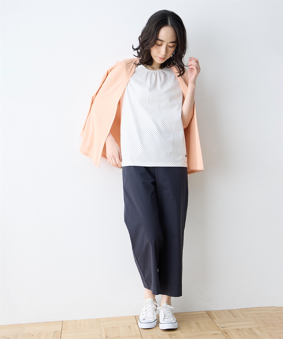 DECOY ボーダー・ドットタンクトップ【UVカット・接触冷感】【オーガニックコットン】_sub_10