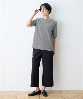 DECOY ミジンボーダー5分袖Tシャツ【オーガニックコットンブレンド】_subthumb_7