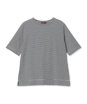 DECOY ミジンボーダー5分袖Tシャツ【オーガニックコットンブレンド】_subthumb_24