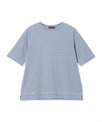 DECOY ミジンボーダー5分袖Tシャツ【オーガニックコットンブレンド】_subthumb_25