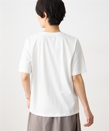 DECOY 【ひやさらコットン】フラワープリントTシャツ【綿100％・接触冷感・UVカット】_subthumb_5
