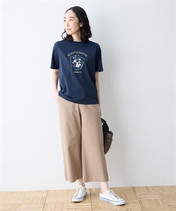 DECOY 【ひやさらコットン】フラワープリントTシャツ【綿100％・接触冷感・UVカット】_subthumb_10