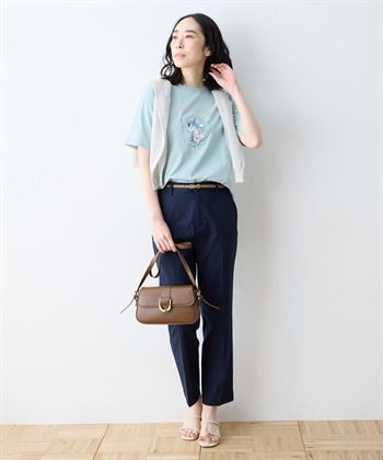 DECOY 【ひやさらコットン】フラワープリントTシャツ【綿100％・接触冷感・UVカット】_subthumb_12