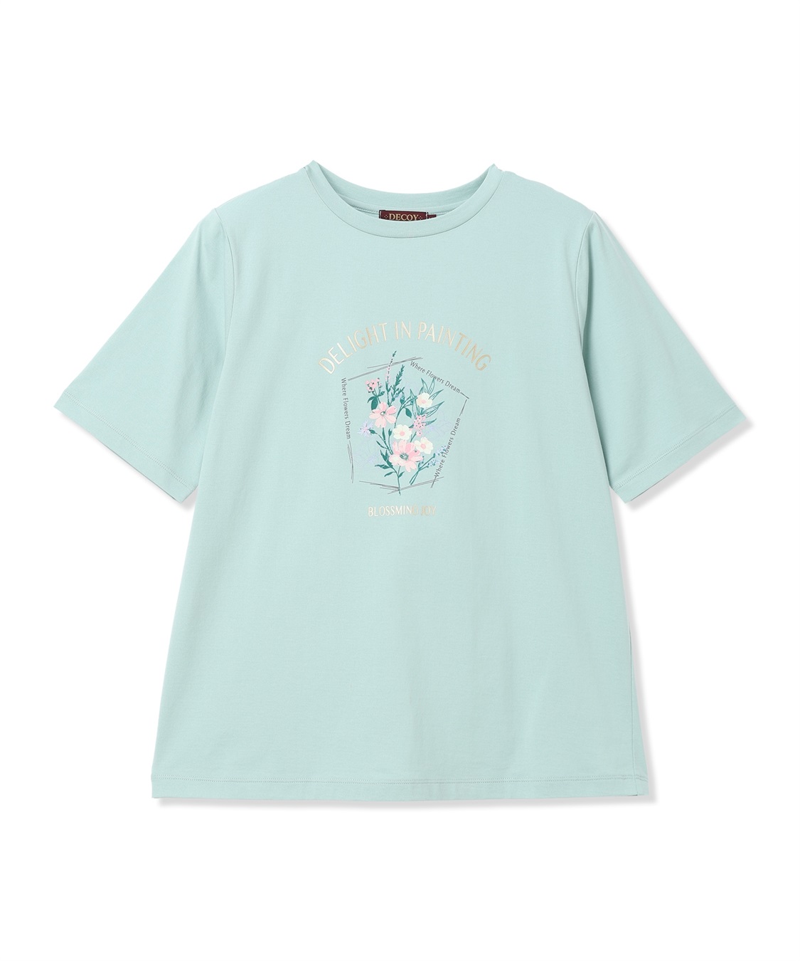 DECOY 【ひやさらコットン】フラワープリントTシャツ【綿100％・接触冷感・UVカット】_sub_28