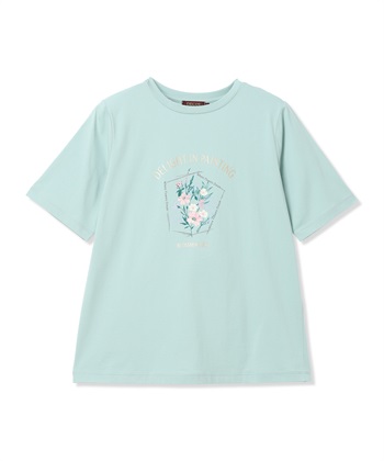 DECOY 【ひやさらコットン】フラワープリントTシャツ【綿100％・接触冷感・UVカット】_subthumb_28