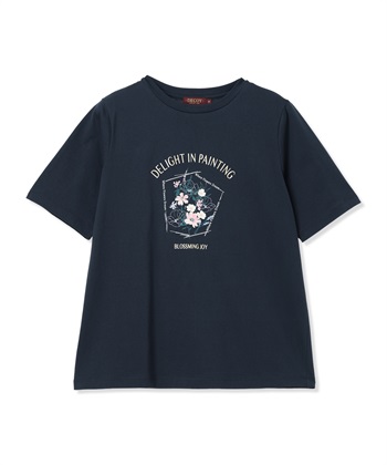 DECOY 【ひやさらコットン】フラワープリントTシャツ【綿100％・接触冷感・UVカット】_subthumb_29