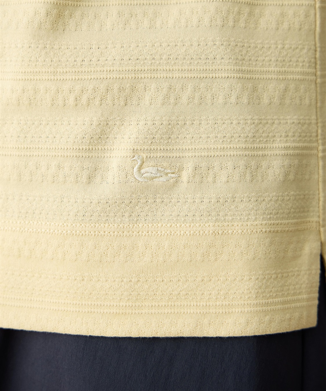 DECOY 【ひやさらコットン】ジャガード6分袖Tシャツ【綿100％・接触冷感・UVカット】_sub_18