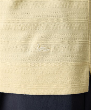 DECOY 【ひやさらコットン】ジャガード6分袖Tシャツ【綿100％・接触冷感・UVカット】_subthumb_18