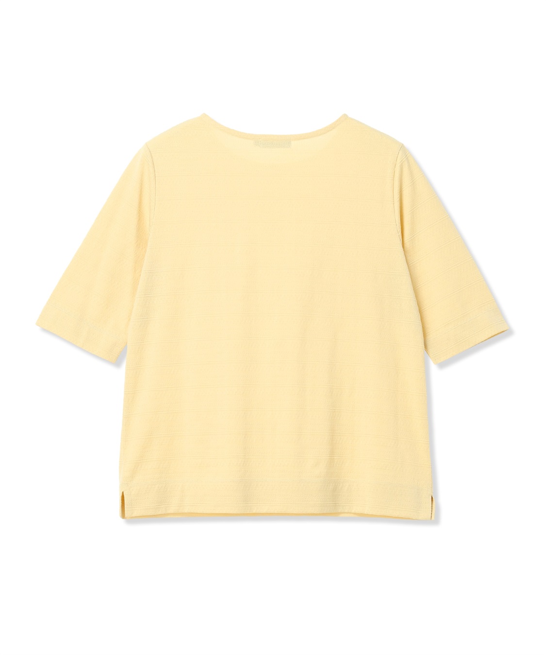 DECOY 【ひやさらコットン】ジャガード6分袖Tシャツ【綿100％・接触冷感・UVカット】_sub_20