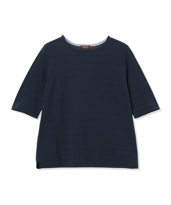 DECOY 【ひやさらコットン】ジャガード6分袖Tシャツ【綿100％・接触冷感・UVカット】_subthumb_29